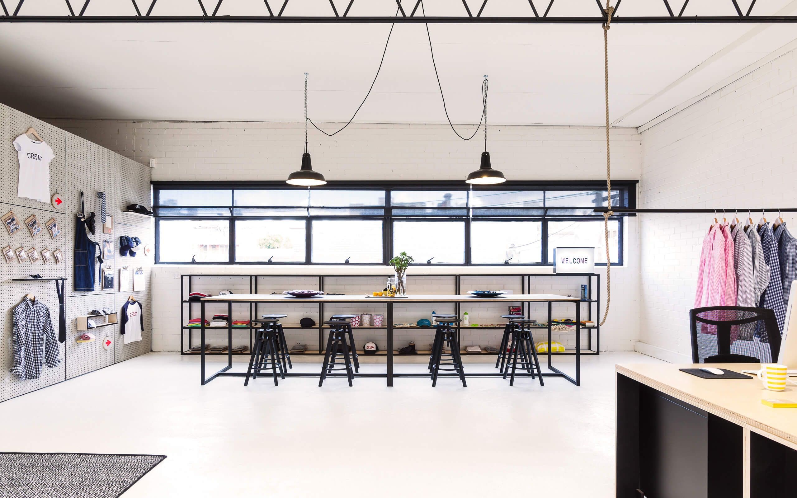 Main floor working desk wide