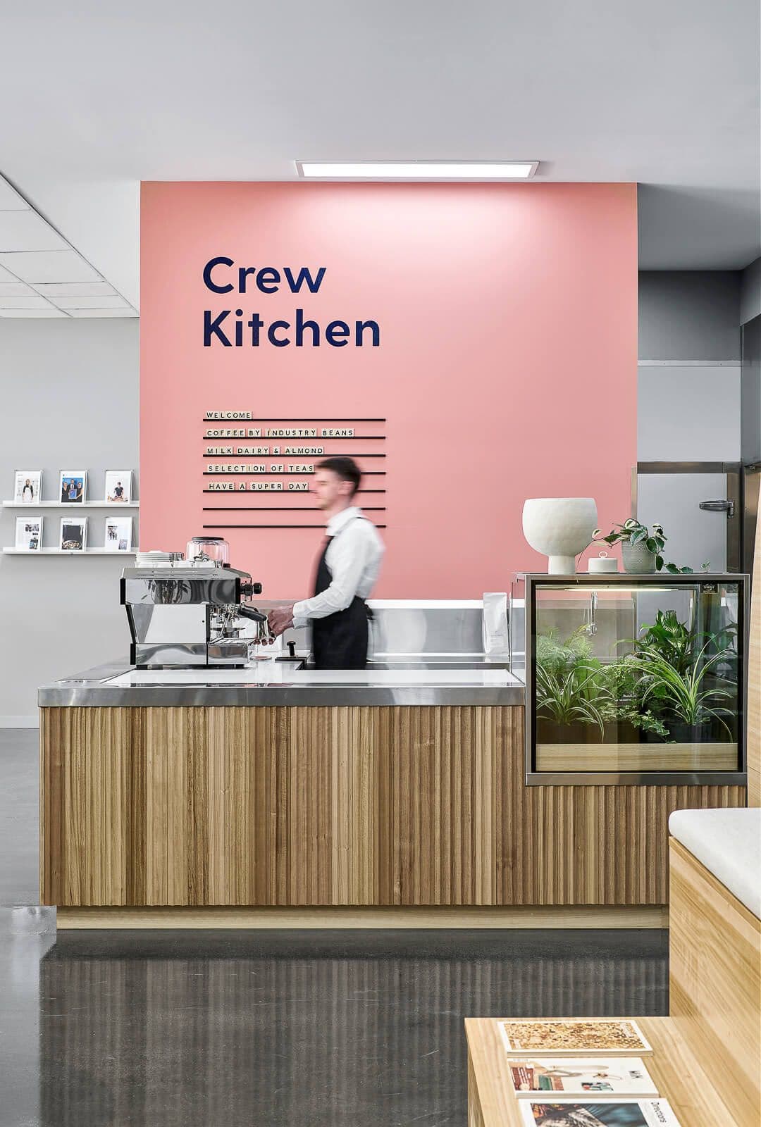 Cargo Crew cafe area