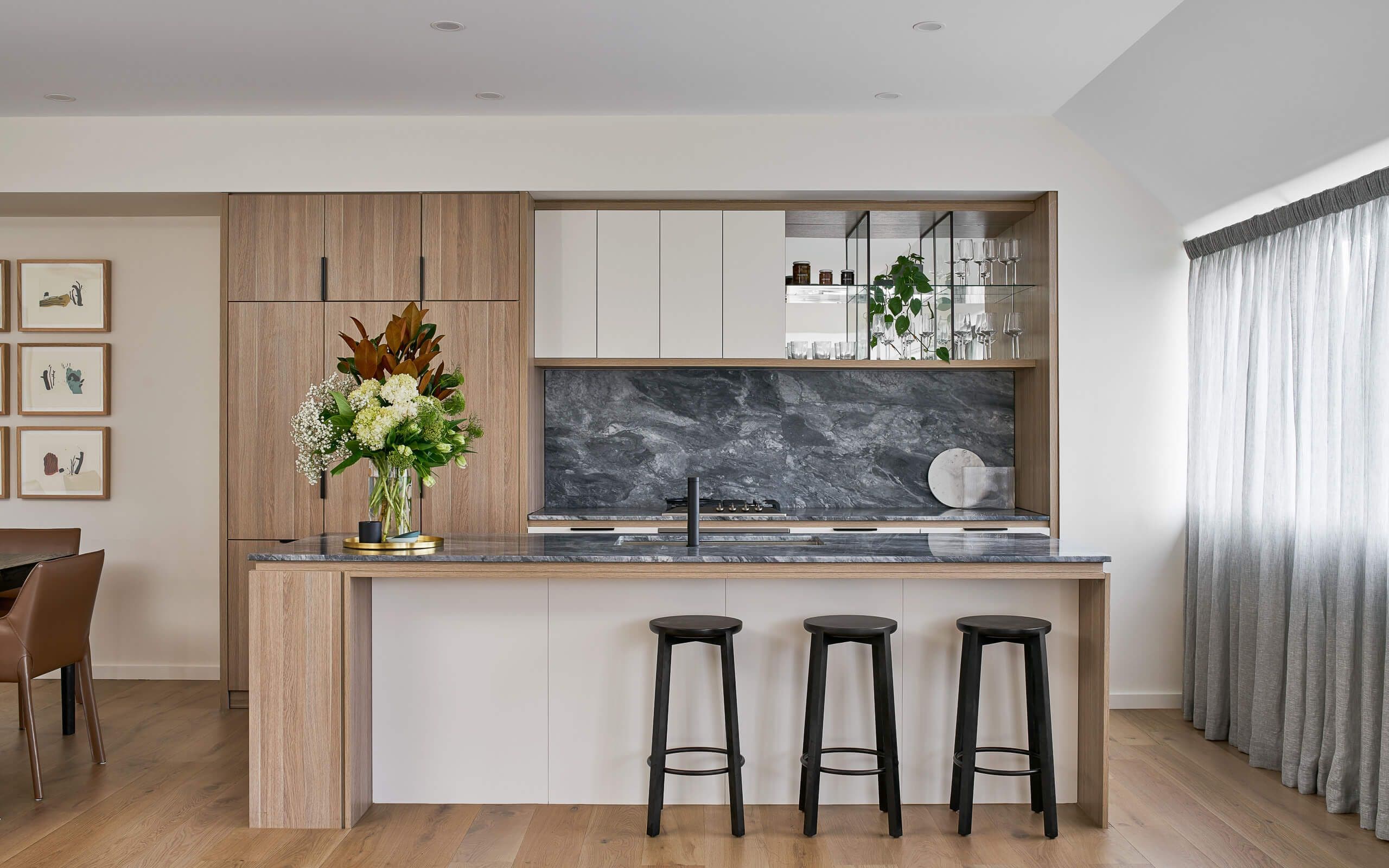 Kitchen counter wide