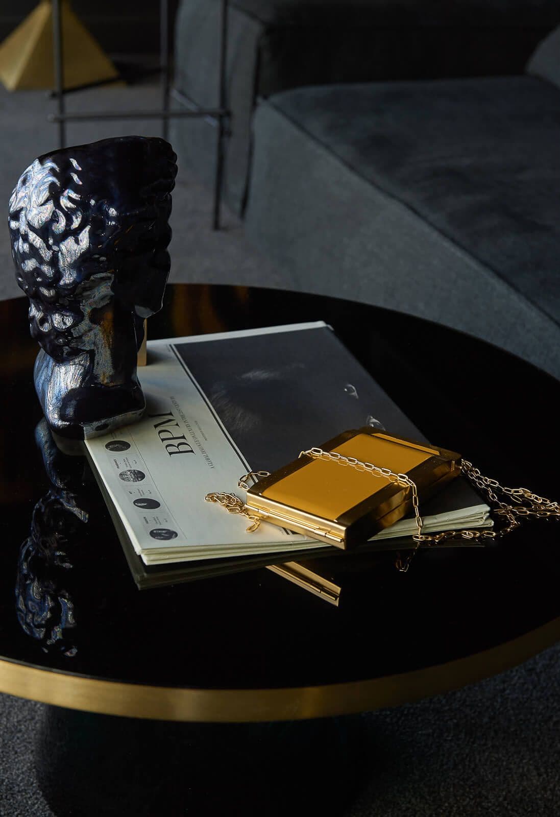 Items on a coffee table