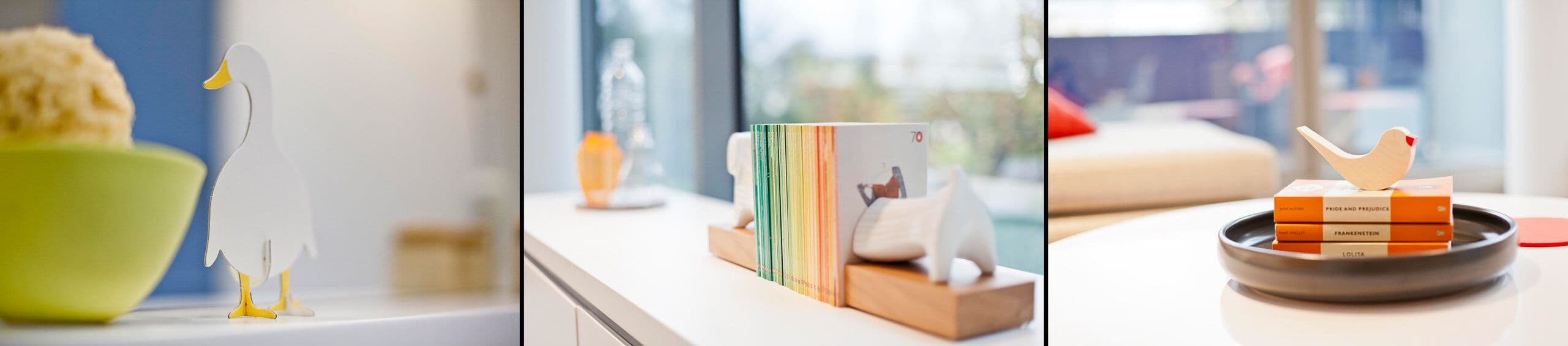 Multi shot, details of alternative apartment