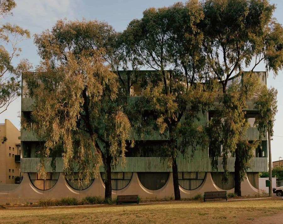 Whitlam Place exterior dark